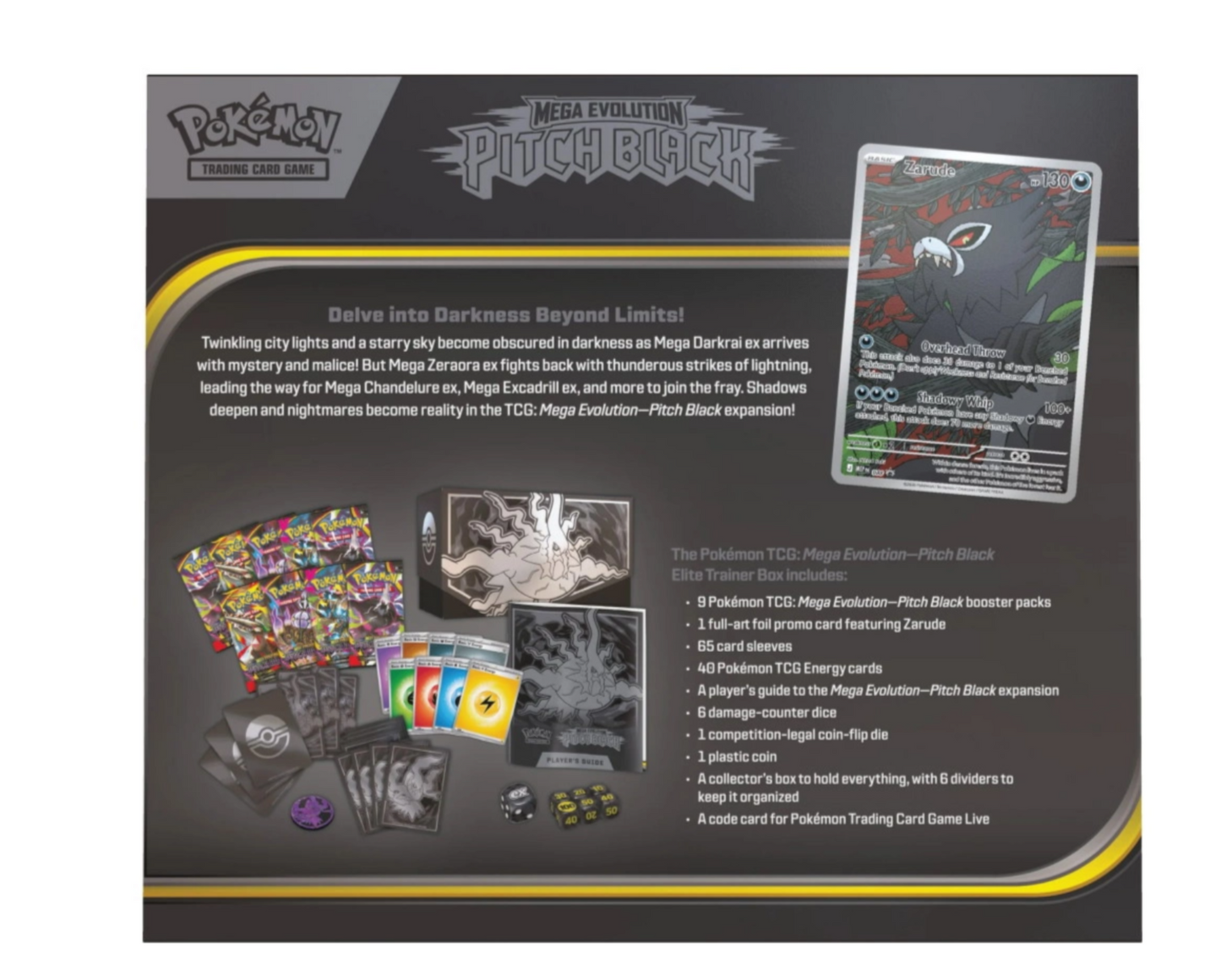 Pokemon ME5 Pitch Black Elite Trainer Box Sealed
