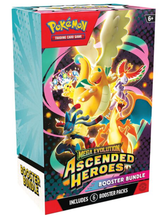 Pokémon TCG: Mega Evolution Ascended Heroes Booster Bundle
