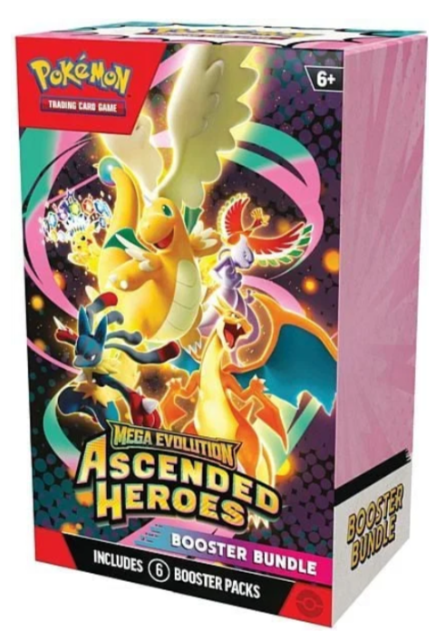 Pokémon TCG: Mega Evolution Ascended Heroes Booster Bundle