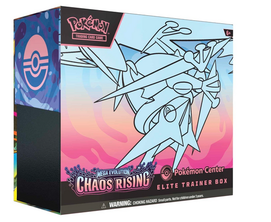 Pokémon TCG Mega Evolution Chaos Rising Pokémon Center Elite Trainer Box
