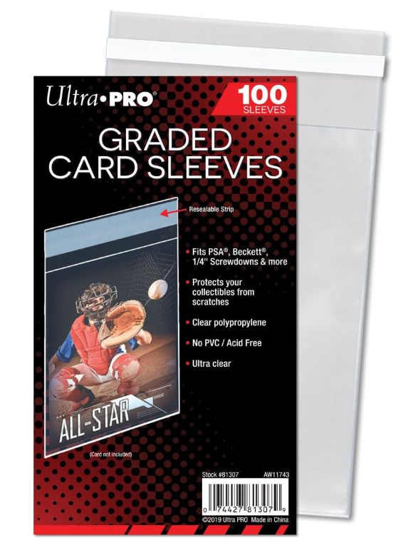 Ultra PRO Graded Card Sleeves Resealable – 100 st