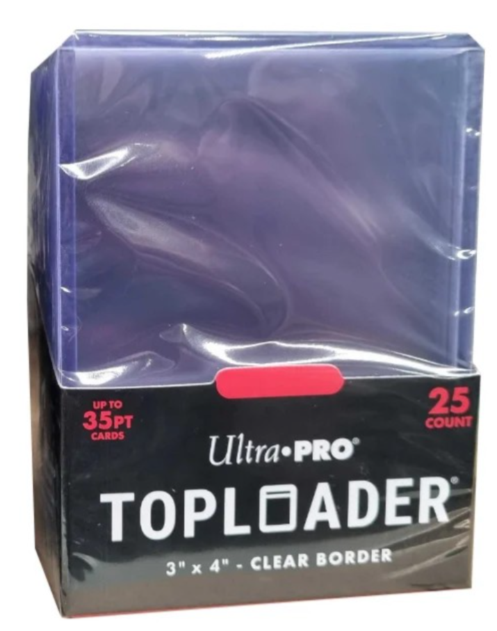 Ultra PRO 3" x 4" Toploader Premium Super Clear (25-pack)