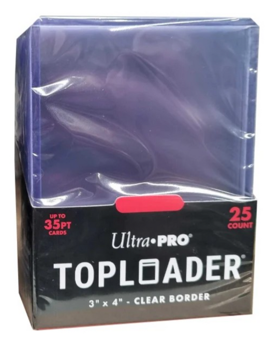 Ultra PRO 3" x 4" Toploader Premium Super Clear (25-pack)