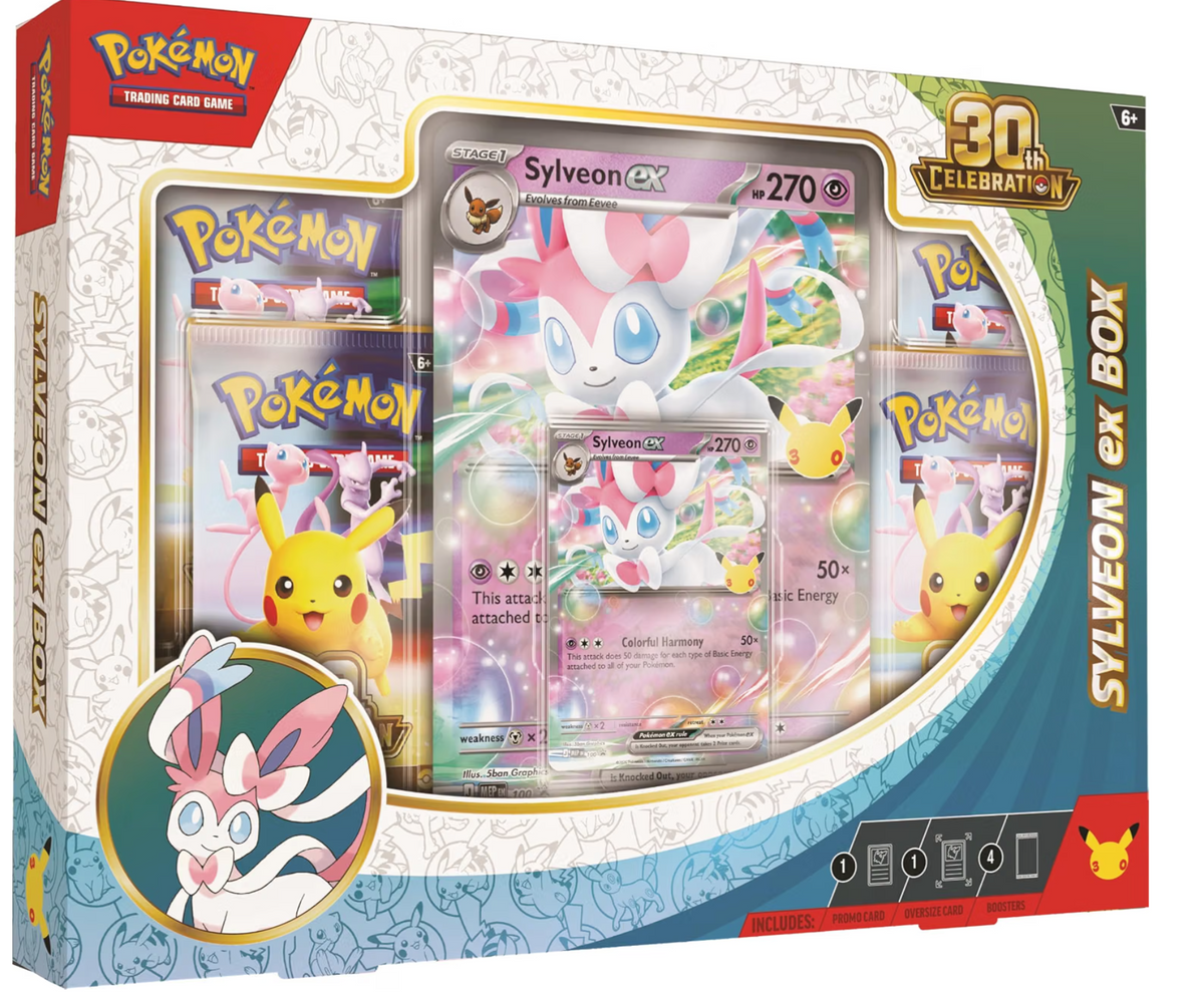 Pokémon TCG: 30th Celebration – Sylveon ex Box