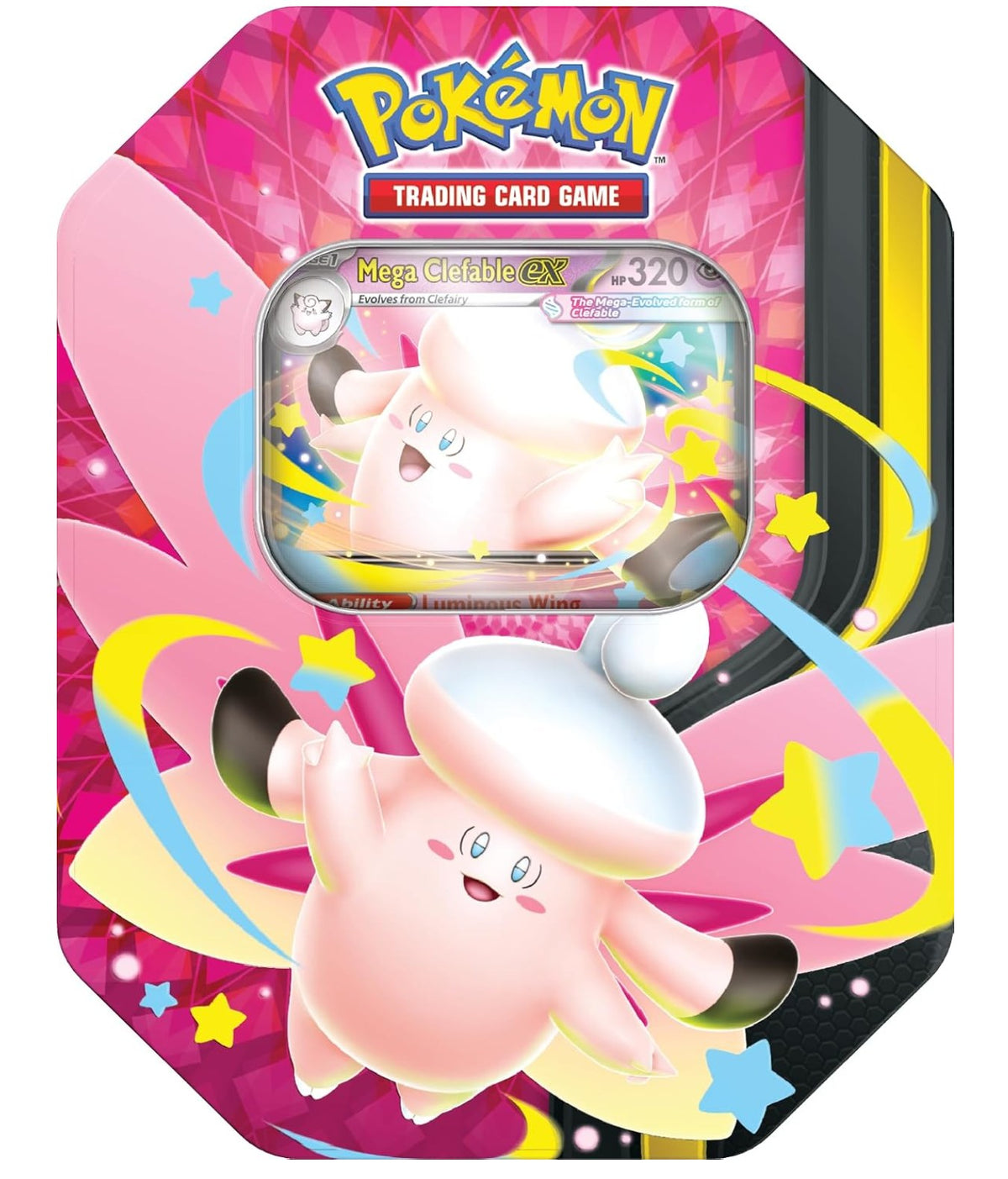 Pokémon TCG: Mega Moonlit Tin – Mega Clefable ex
