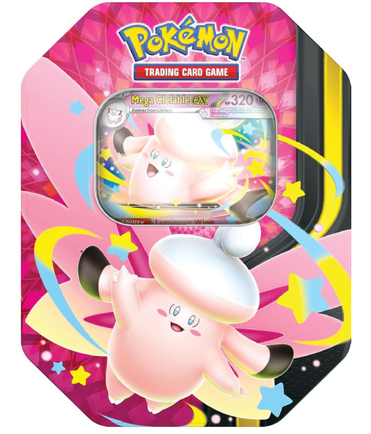 Pokémon TCG: Mega Moonlit Tin – Mega Clefable ex