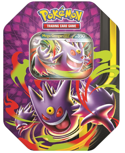 Pokémon TCG: Mega Moonlit Tin – Mega Gengar ex