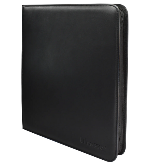 PRO-BINDER Zippered Vivid 12-Pocket Black - Ultra Pro